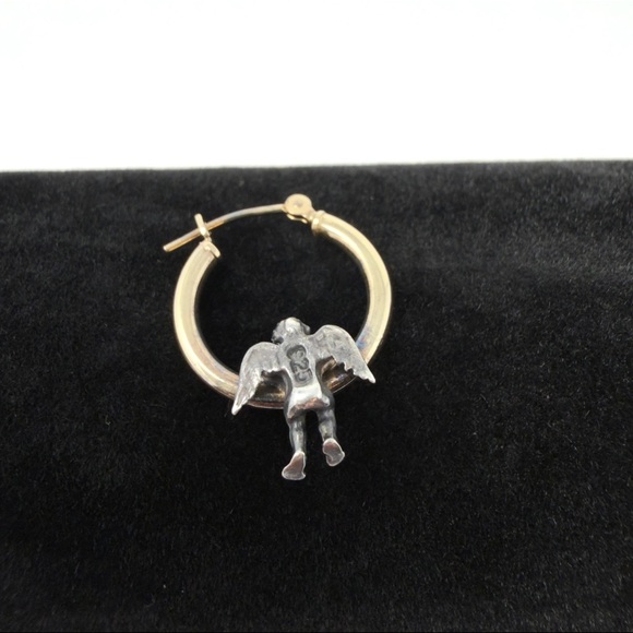 Peter Brams 14K Gold 925 Cherub Angel Jewelry Set Women - Picture 5 of 9